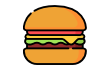 Burger - HIlls Grills Cafe